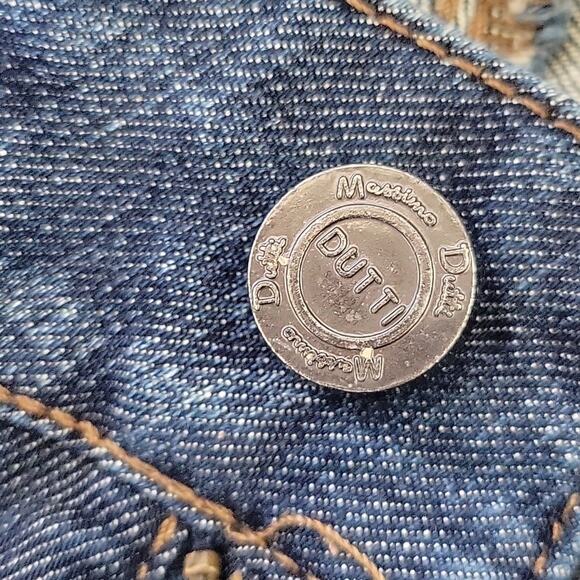 Massimo Dutti Mid-Rise Flare Jeans Size 34 Medium Blue Plus Size - Picture 5 of 7